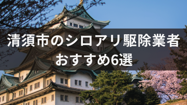 清須市のシロアリ駆除業者おすすめ6選！シロアリが好む木材などについて解説