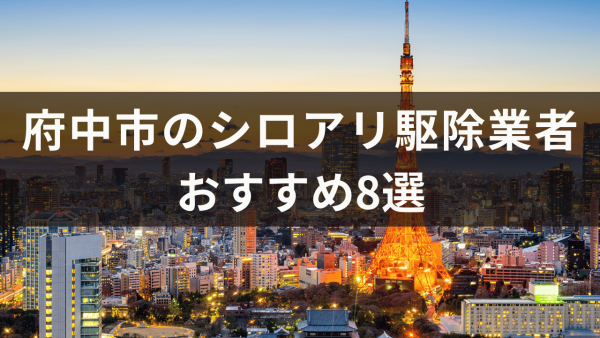 府中市のシロアリ駆除業者おすすめ8選！信頼できるシロアリ駆除業者の選び方も解説