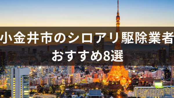 小金井市のシロアリ駆除業者おすすめ8選！シロアリ被害の前兆などを解説