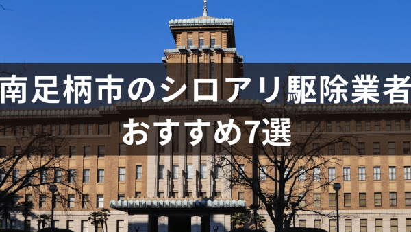 南足柄市のシロアリ駆除業者7選！シロアリ被害の判断方法や駆除の費用相場なども解説